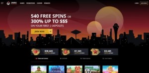 Drake Casino website home page