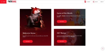 Red Dog Casino bonus page