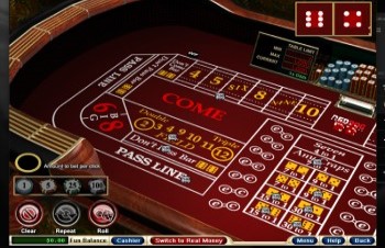 You can play craps on mobile and PC at Red Dog Casino