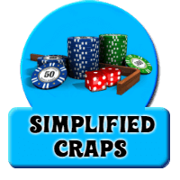 Simplified craps game